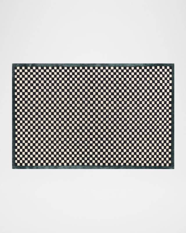 Check It Out Emerald Rug, 5' x 8'